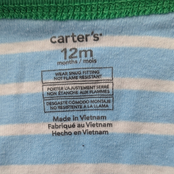 Carter's Baby (12 Months) Lightweight Snug Fit Footless Pyjamas/Sleepers - Picture 6 of 10